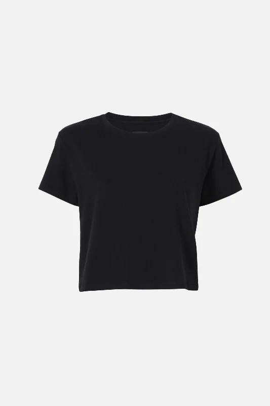 BOWERY BOXY WEEKEND COTTON TEE