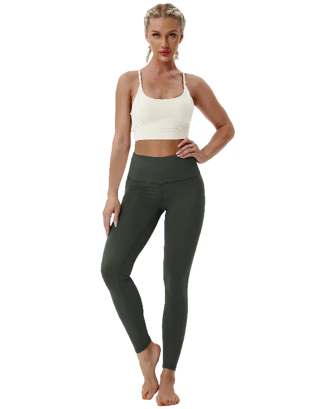 High Waist yogastudio Pants olivegray_yogastudio