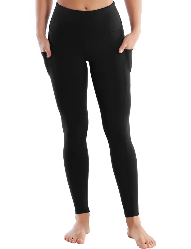 Hip Line Side Pockets Gym Pants black_Gym