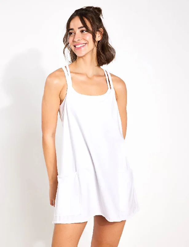 Hot Shot Mini Dress - White