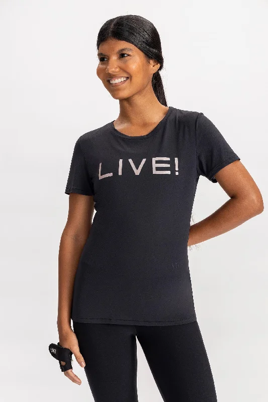 LIVE! Holographic Basic T-Shirt