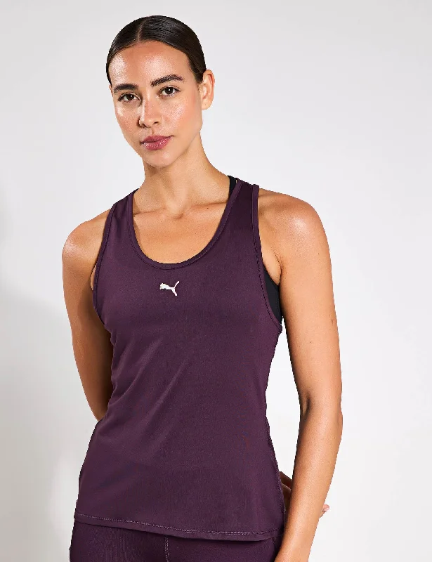 RUN CLOUDSPUN Running Tank - Midnight Plum