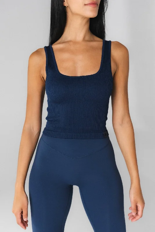 Vitality Synergy® Square Tank - Navy