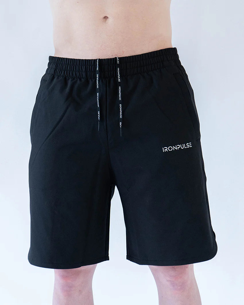 Iron Pulse Men's Black Identity Shorts