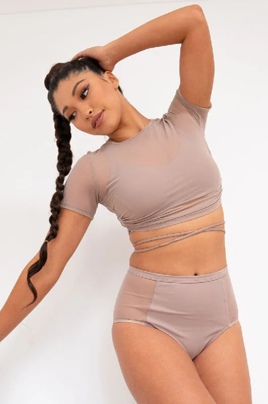 Lunalae Ember Top - Recycled Mocha