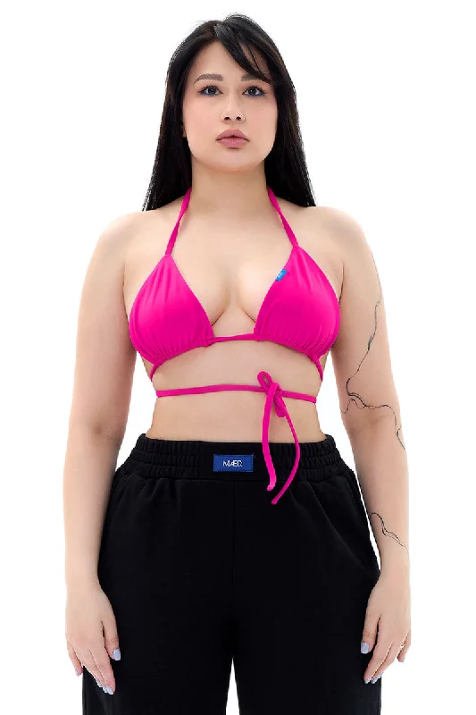 MÆD Bikini Top - Matte Pink