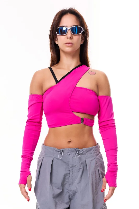 MÆD Kitana Top - Matte Pink