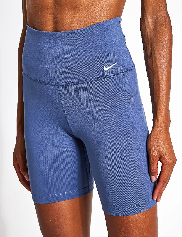 Dri-FIT One 7" Biker Shorts - Diffused Blue/White