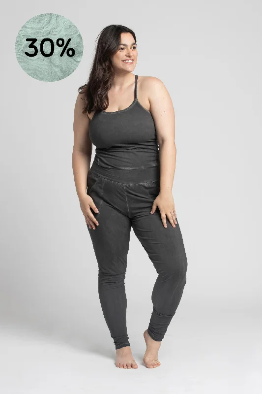 Stonewash Long Yoga Jumpsuit