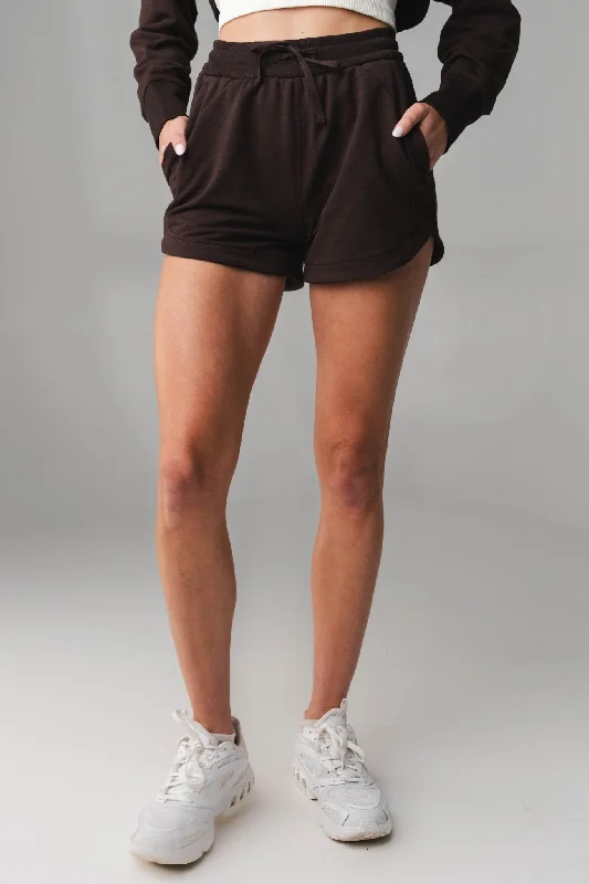 Vitality Women's Studio Short - Espresso Marl